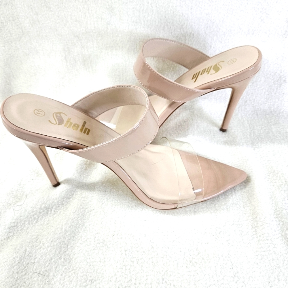 Shein Point Heels size 11 nude color